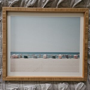 DENY Designs Beach Framed Wall Art - 14.75" X 17"